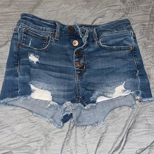 Women’s american eagle denim high rise shorties